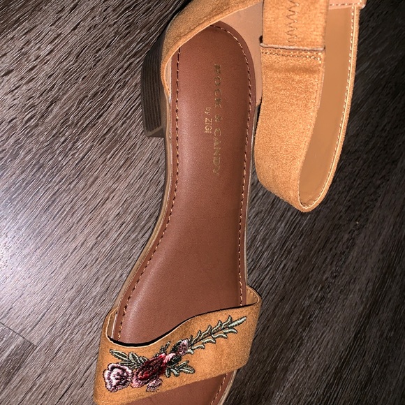Brown suede Sandals - Picture 3 of 5